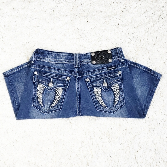 Miss Me Pants - Miss Me Bermuda Jean Short's.  Size 28.